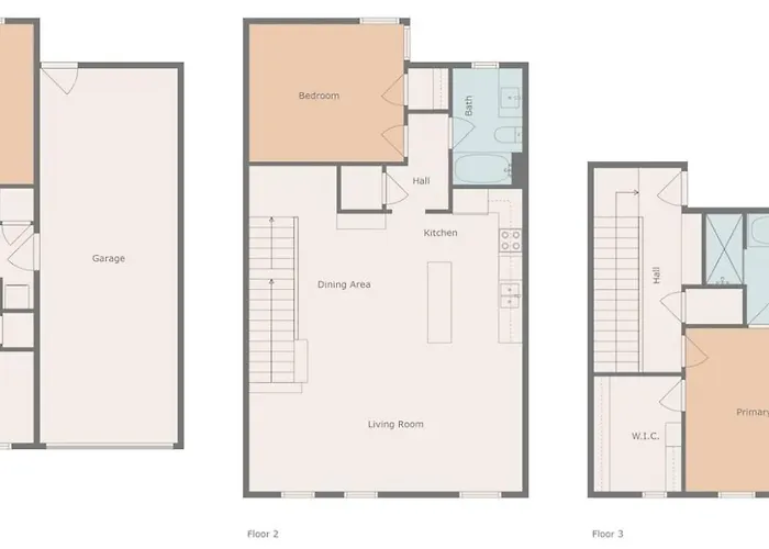 Holiday home New Lux Townhome Off Magnolia Rooftop Patio *